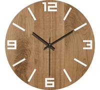 Horloge Murale Bois 30cm Silencieuse Chic