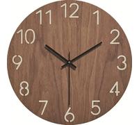 Horloge Murale Bois Silencieuse Design Chic