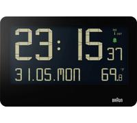 Horloge murale Braun BC14B-DCF radiopiloté(e) 261 mm x 173 mm noir