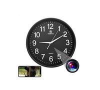 Horloge Murale Caméra Espion WiFi FHD 1080P Vidéosurveillance Android iOs + SD 8Go