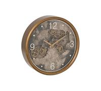 Horloge Murale "Carte Europe" 39cm Or