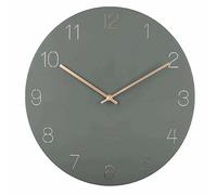 Horloge murale chiffres gravés Karlsson Charm Vert 3,5X40 cm
