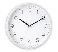 Horloge murale DCF radiopilotée "Minorque", analog., Ø 25 cm, blanc