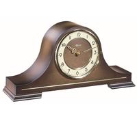 Horloge murale de style tambour, en bois de noyer, avec carillon Westminster, dimensions : 21,5 x 43 x 11 cm