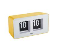 Horloge murale/de table Karlsson Funky Flip Jaune 9,2x7 cm