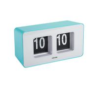 Horloge murale/de table Karlsson Funky Flip Turquoise 9,2x7 cm