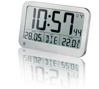 Horloge murale /de Table OPTUS MyTime MC LCD argenté 225x150mm