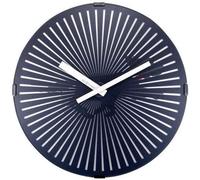 Horloge murale/de table Running Dog, noire, plastique, 30,5 cm