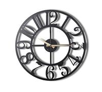 Horloge murale décorative en METAL style 'simple' 50x50