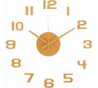 Horloge murale design avec chiffres collés KA6001YE