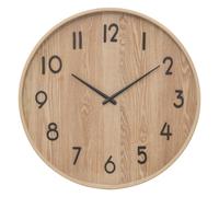 Atmosphera - Horloge murale Ivana - Bois clair - Ø55 cm - Style scandinave