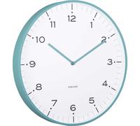 Karlsson Circus Rings Horloge Murale KA6011BL - Unisex - 40 cm - Analogique - Quartz