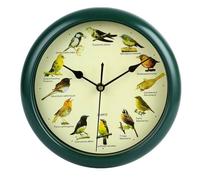 Horloge Murale D'Oiseau Musical Alimentée par Batterie Décorative Horloge Mélodique Décoration de Pièce Adaptée au Restaurant et