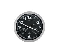 MAUL 9059095 Horloge murale et de table Cercle Noir et Argent