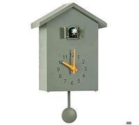 Horloge murale - EINNENFFER - Moderne - Coucou - Verte - 20x25 cm - Intérieur