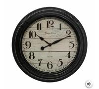 Atmosphera Horloge Elyssa avec moulures en plastique - Diamètre 29 cm
