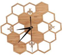 Horloge murale en bois avec coucou, à suspendre, pour le salon ou la chambre à coucher