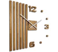 Horloge murale en bois de chêne Lamelle 60 cm FlexiStyle z230-2