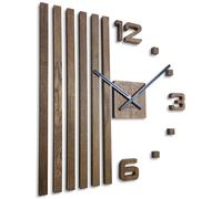 Horloge murale en bois Lamele 60 cm FlexiStyle z230-d9-1