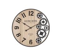 Mauro Ferretti horloge murale Grand Ø 60x4,5 cm noir marron