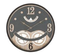 Horloge murale en métal noir à¿ 67x6,5 cm