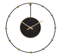 Horloge Murale en Métal "Pearl" 61cm Noir