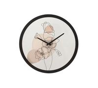 Mauro Ferretti Horloge murale Fleur -B- en verre 40 cm Multicolore