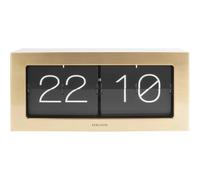 Horloge murale et de table Karlsson Boxed Flip XL Doré 37x17,5x9 cm