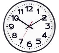 Horloge murale EUROTIME 53820-05 radiopiloté(e) 30 cm noir