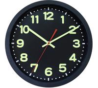 Horloge murale EUROTIME 53861-05 radiopiloté(e) 30 cm x 30 cm x 30 cm x 50 mm noir
