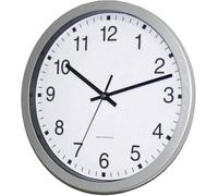 Horloge murale EUROTIME 56831-07 radiopiloté(e) 30 cm x 43 mm argent