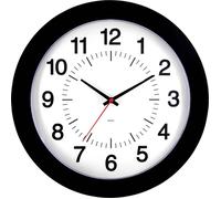 Horloge murale EUROTIME 80514-05 à quartz 30.5 cm noir