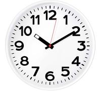 Horloge murale EUROTIME 82321 à quartz blanc