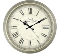 Horloge murale EUROTIME 89891-12 à quartz 31 cm ivoire