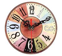 Horloge Murale Extra-Petite 4,5 Pouces, Décoration Murale D'horloge Suspendue de Style Vintage de 12 Cm, Décoration D'horloge Murale Numérique de Salon de Bureau à Domicile Antique de Style(#3)