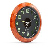 Horloge murale - FISHTEC - Ø30 cm - Solaire rechargeable - Radio-pilotée - Chiffres phosphorescents