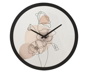 HORLOGE MURALE FLEUR -B-
