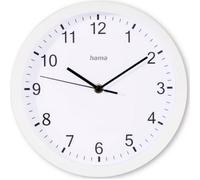 Hama Horloge murale Elba 00185864 - à quartz silencieuse - Blanc