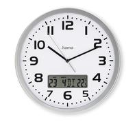 Horloge murale - HAMA - DCF Moorea - Radio-pilotée - Affichage date - Affichage température