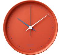 Horloge murale Henning Koppel 22cm, rouge mat - Georg Jensen
