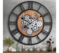 Horloge murale industrielle au design moderne