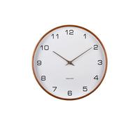 Horloge murale - KARLSSON - Acento - Bois - Vintage - Silencieuse