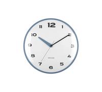 Karlsson - Horloge murale Brisk Dome - Bleu classique - Ø40cm