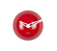 Karlsson - Horloge murale Cool Retro Cap - Rouge vif - Ø 15 cm