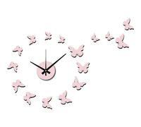 Horloge murale Karlsson DIY Butterfly Rose 1x35 cm