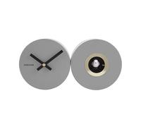 Horloge murale Karlsson Duo Cuckoo Gris 26x13x7,2 cm