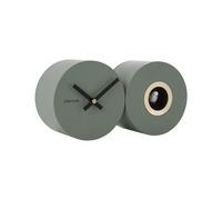 Horloge murale Karlsson Duo Cuckoo Vert 26x13x7,2 cm