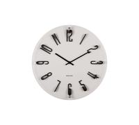 Horloge murale, design moderne en gris chaud - Karlsson Modèle : KA6090WG