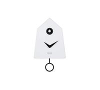 Horloge murale Karlsson Grafico Cuckoo Blanc 21,5x35,5x7,4 cm