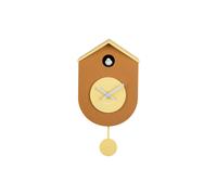 Horloge murale Karlsson Grato Cuckoo Jaune 17,5x33,2x9,2 cm
